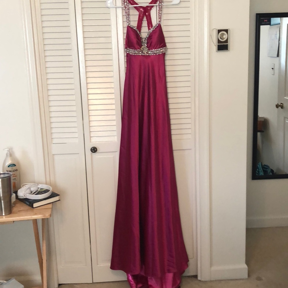 Pink prom dress
